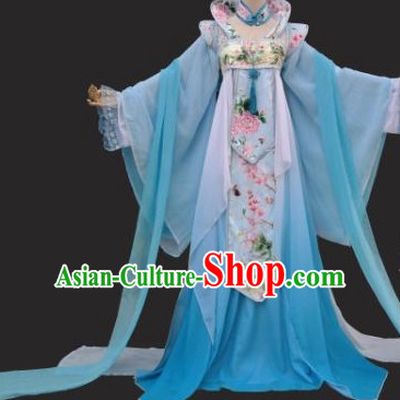 Gorgeous Chinese Fairy Princess Empress Queen Cosplay Costumes Ancient Chinese Clothing Complete Set for Women