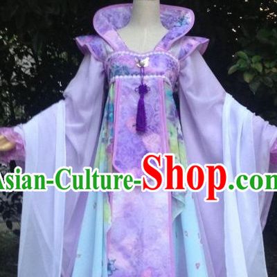 Gorgeous Chinese Fairy Princess Empress Queen Cosplay Costumes Ancient Chinese Clothing Complete Set for Women