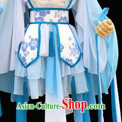 Gorgeous Chinese Fairy Princess Empress Queen Cosplay Costumes Ancient Chinese Clothing Complete Set for Women