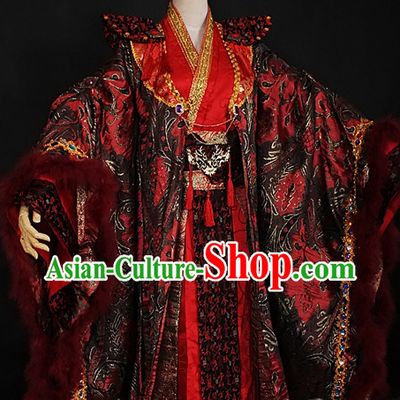 Gorgeous Chinese Emperor Prince Costumes Ancient Chinese Clothing Complete Set for Men