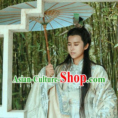 Gorgeous Chinese Emperor Prince Costumes Ancient Chinese Clothing Complete Set for Men