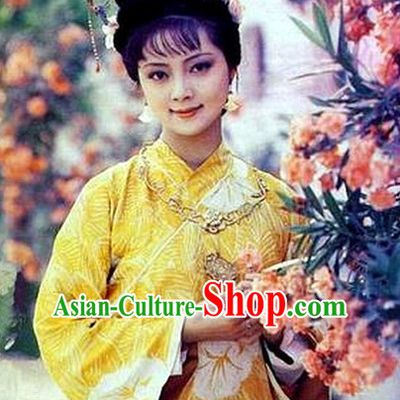 Dream of Red Chamber Jia Baoyu Black Long Wigs for Women or Girls