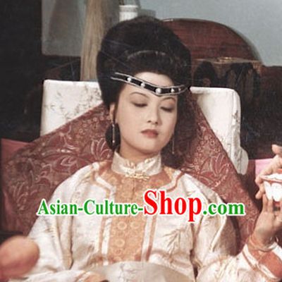 Dream of Red Chamber Wang Xifeng Black Long Wigs for Women or Girls
