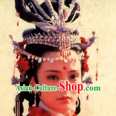 Dream of Red Chamber Empress Imperial Noblewoman Big Phoenix Hair Accessories for Women or Girls