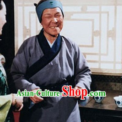Dream of Red Chamber Liu Laolao Poor Farmer Costume and Headwear Complete Set for Women