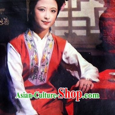 Dream of Red Chamber Ming Dynasty Noblewoman Garment and Hairpieces Complete Set for Women