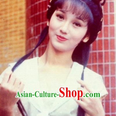 Ancient Chinese Beauties Princess Female Long Black Wigs and Hair Styling Accessories Hair Clips Hairpins Jewelry