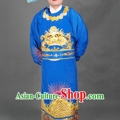 Chinese Traditional Opera Official Costumes and Hat Complete Set for Men