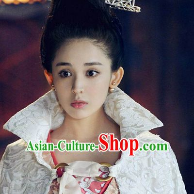 Ancient Chinese Traditional Style Fairy Black Wigs and Hairpins for Women Girls