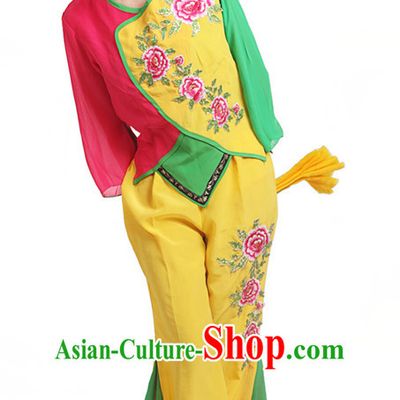 Chinese Traditional Dance Costumes Complete Set for Women