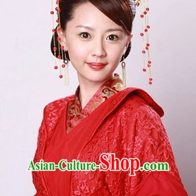 Traditional Chinese Style Brides Hair Jewelry Set
