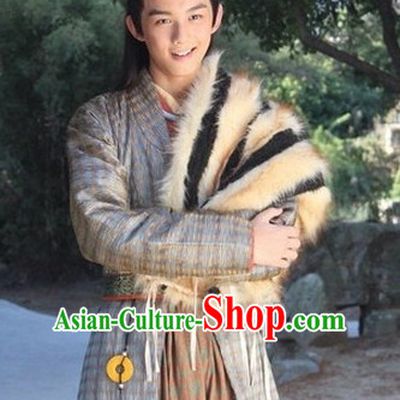 Ancient Chinese Style Knight Superhero Male Costumes Complete Set for Men or Boys