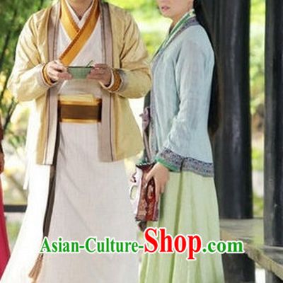 Ancient Chinese Style Fantasy Drama Swordman Costumes Complete Set for Men or Boys