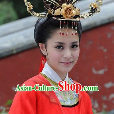 Traditional Ancient Chinese Style Bridal Wedding Hair Accessories Hair Jewelry Headpieces Set for Women