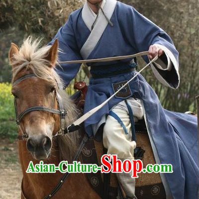 Ancient Chinese Style Hanfu Clothing Complete Set for Men Boys