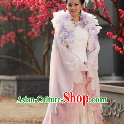 Ancient Chinese Style Princess Costumes and Headwear Complete Set