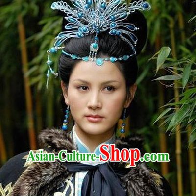Chinese Traditional Style Princess Phoenix Headpieces Hairpieces Hair Jewelry for Women
