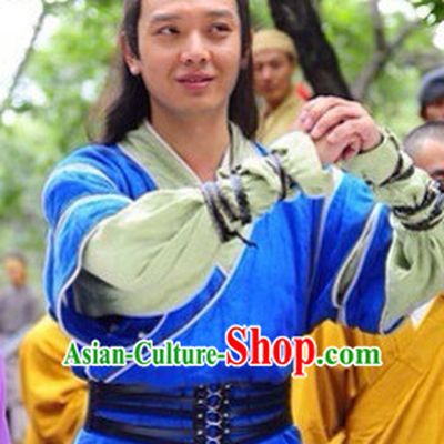 Traditional Chinese Ancient Kung Fu Men Suit Complete Set