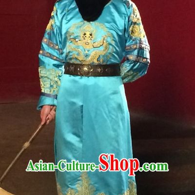 Traditional Chinese Ancient Prince Costumes and Hat Complete Set for Men
