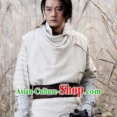 Traditional Chinese Ancient Swordman Dress Complete Set for Men