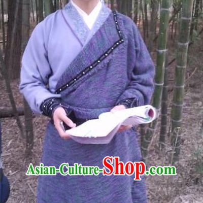 Traditional Chinese Ancient Swordman Clothes Complete Set for Men