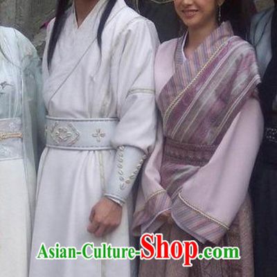 Traditional Chinese Ancient Samural Costume Complete Set for Men
