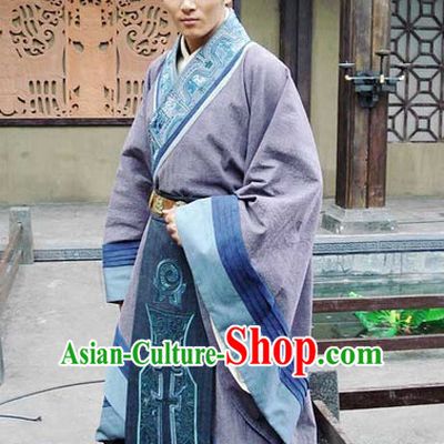 Traditional Chinese Ancient Hanfu Suits Complete Set for Men