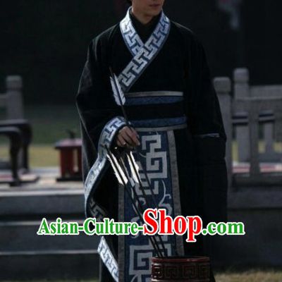 Traditional Chinese Ancient Prince Hanfu Suits Complete Set for Men
