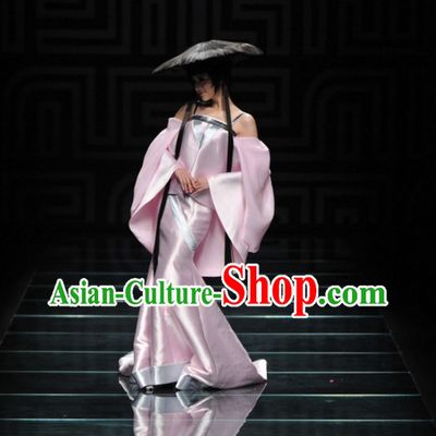 Asian Chinese Fashion Custom Tailored Custom Make Made to Order Chinese Style Custom Made Professional Stage Performance Costumes and Hair Decoration Headwear Complete Set