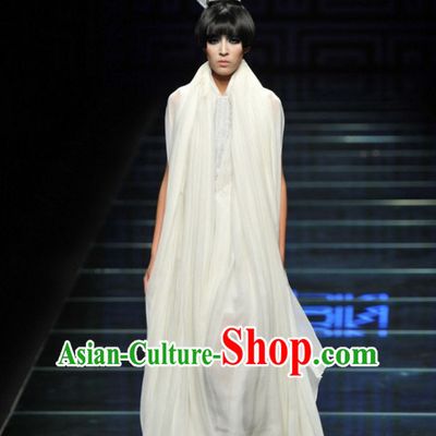 Asian Chinese Fashion Custom Tailored Custom Make Made to Order Chinese Style Fantasy Custom Made Professional Stage Performance Costumes and Hair Decoration Headwear Complete Set