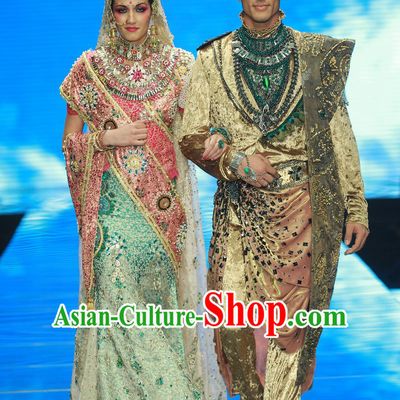 Asian Chinese Fashion Custom Tailored Custom Make Made to Order Chinese Style Fantasy Custom Made Professional Stage Performance Costumes and Hair Decoration Headwear Complete Set