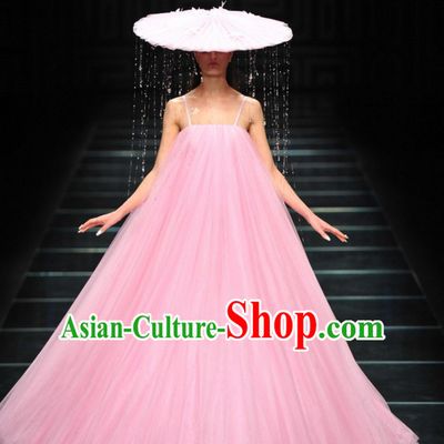 Asian Chinese Fashion Custom Tailored Custom Make Made to Order Chinese Style Fantasy Custom Made Professional Stage Performance Costumes and Hair Decoration Headwear Complete Set