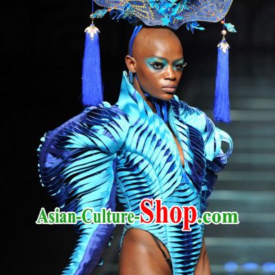 Asian Chinese Fashion Custom Tailored Custom Make Made to Order Chinese Style Fantasy Custom Made Professional Stage Performance Headwear