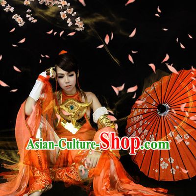 Chinese Cartoon Character Cosplay Costumes Complete Set for Women