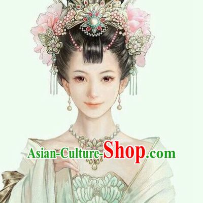 Ancient Chinese Imperial Royal Queen Hair Jewelry