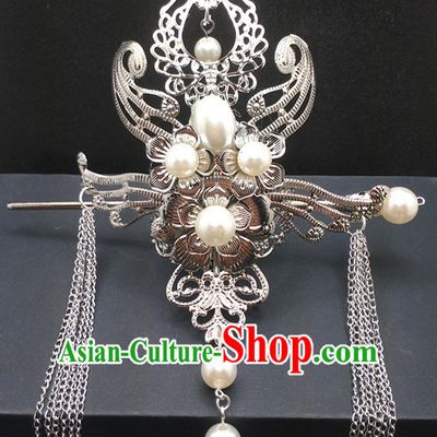 Ancient Chinese Imperial Royal Prince Hair Jewelry Crown