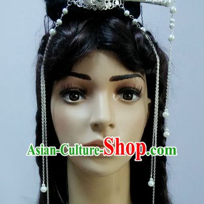 Ancient Chinese Imperial Royal Prince Hair Jewelry Crown