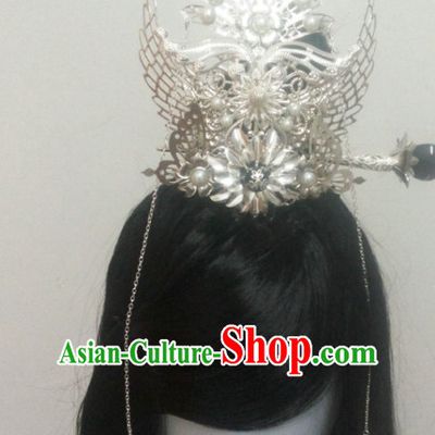 Ancient Chinese Imperial Royal Prince Hair Jewelry Crown