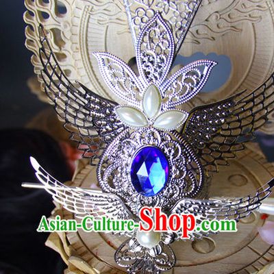 Ancient Chinese Imperial Royal Prince Hair Jewelry Crown
