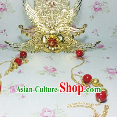 Ancient Chinese Imperial Royal Prince Hair Jewelry Crown