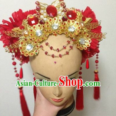 Ancient Chinese Imperial Royal Princess Hair Jewelry Headdress Hairpieces Hair Accessories