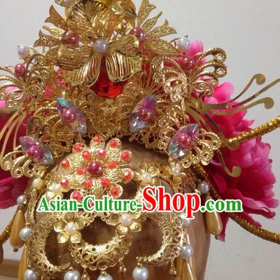 Ancient Chinese Imperial Royal Princess Hair Jewelry Headdress Hairpieces Hair Accessories
