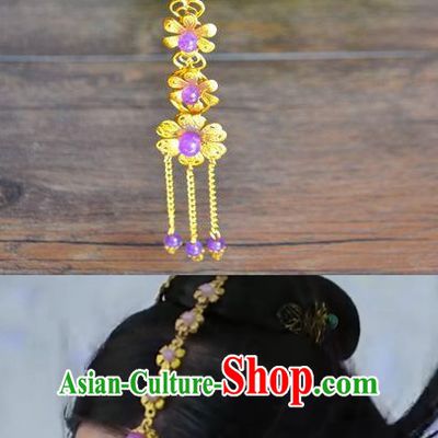 Chinese Traditional Ancient Imperial Hair Sticks Hair Ornaments Chopsticks Gold Hair Pins Hairsticks Oriental Asian Head Jewellery Hair Clips Hair pIeces Hair Style