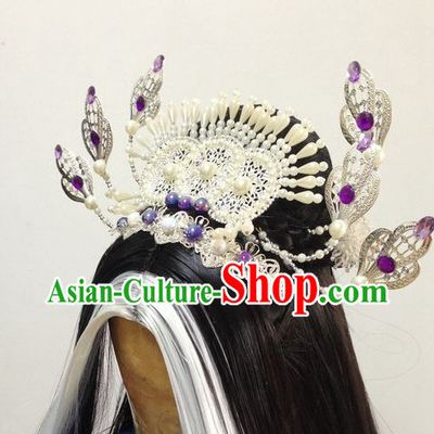 Ancient Chinese Imperial Royal Princess Hair Jewelry Headdress Hairpieces Hair Accessories