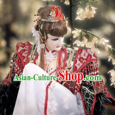 Ancient Chinese Imperial Royal Princess Hair Jewelry Headdress Hairpieces Hair Accessories