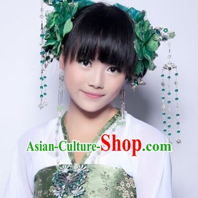 Ancient Chinese Imperial Royal Princess Hair Jewelry Headdress Hairpieces Hair Accessories