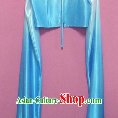 Color Transition Long Sleeves Chinese Classical Dance Costumes for Women