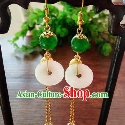 Chinese Traditional Ancient Imperial Empress Earrings
