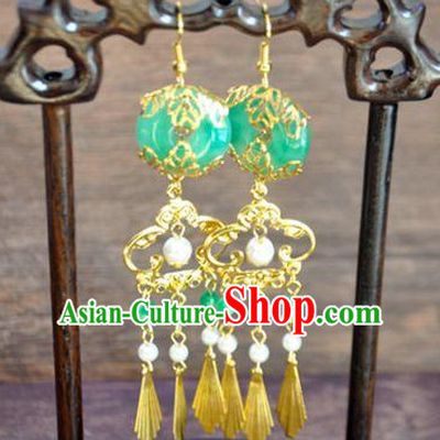 Chinese Traditional Ancient Imperial Empress Earrings