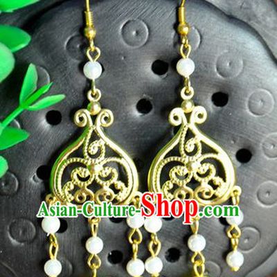 Handmade Chinese Traditional Ancient Imperial Empress Earrings